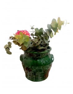 Green ceramic vase 2