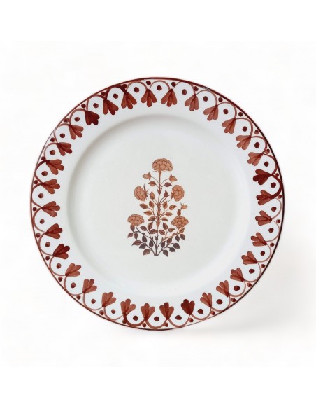 Block Print dinner plates
