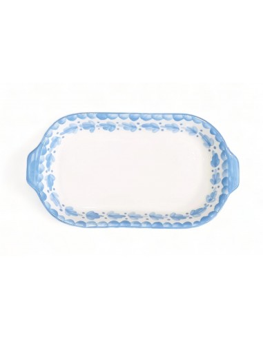 Hojas Baby blue tray